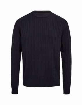 BLB CABLE O-NECK KNIT REGULAR FIT