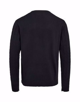 BLB CABLE O-NECK KNIT REGULAR FIT