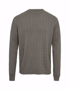 BLB CABLE O-NECK KNIT REGULAR FIT