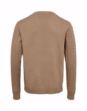 BLB CABLE O-NECK KNIT REGULAR FIT
